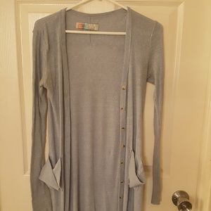 Free People Long Cardigan